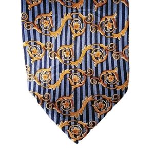 Vintage KOREAN AIR RETIRED AIRLINES Necktie 100%Silk Men's Tie OS Approx. 60"